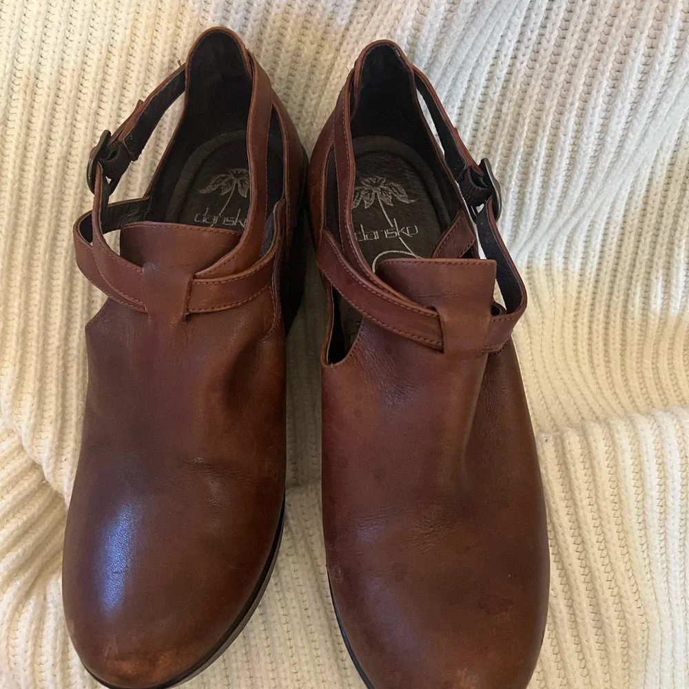 Brown Wedge Mary Jane Women Shoes - Brand: